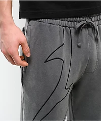 DGK Thorn Black Wash Sweatpants