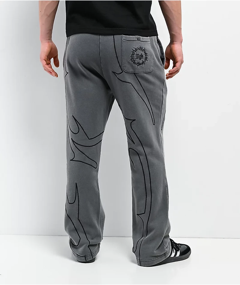 DGK Thorn Black Wash Sweatpants