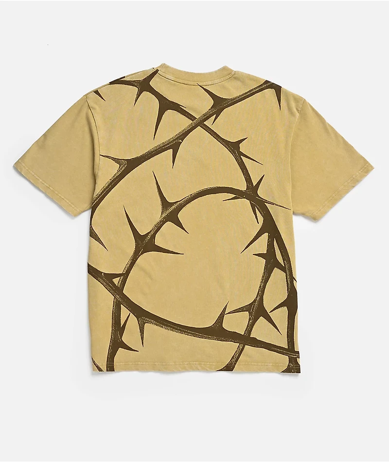 DGK Thorn Light Brown Wash Boxy T-Shirt