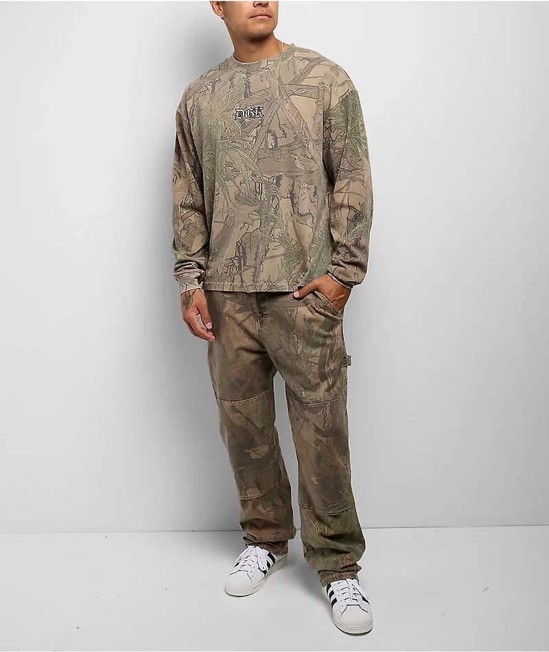 DGK Timber Camo Wash Long Sleeve T-Shirt