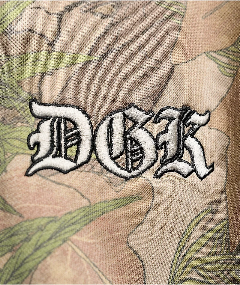 DGK Timber Camo Wash Zip Hoodie