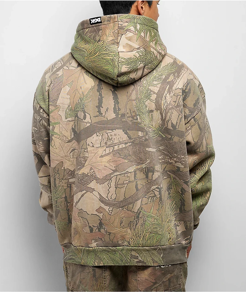 DGK Timber Camo Wash Zip Hoodie