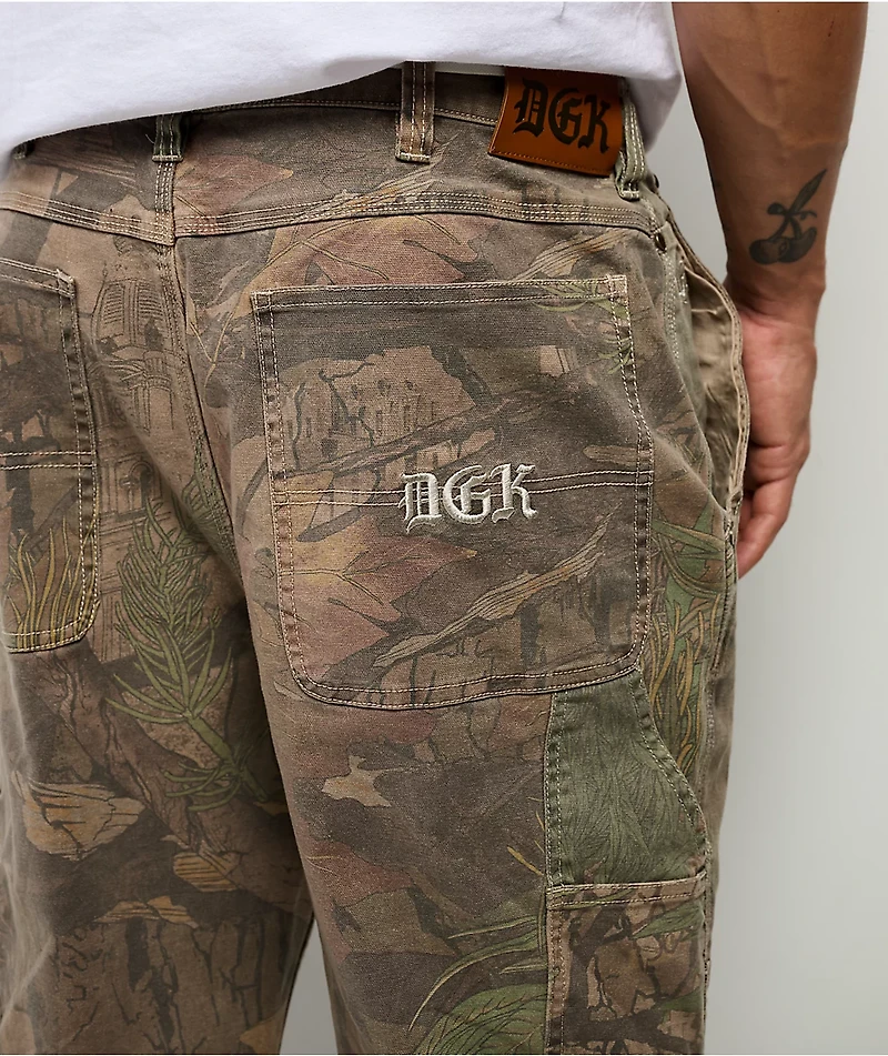 DGK Timber Double Knee Camo Wash Carpenter Pants