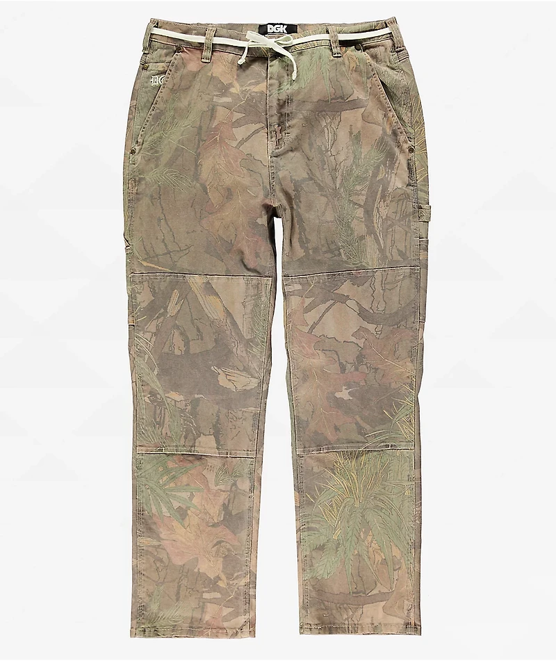 DGK Timber Double Knee Camo Wash Carpenter Pants