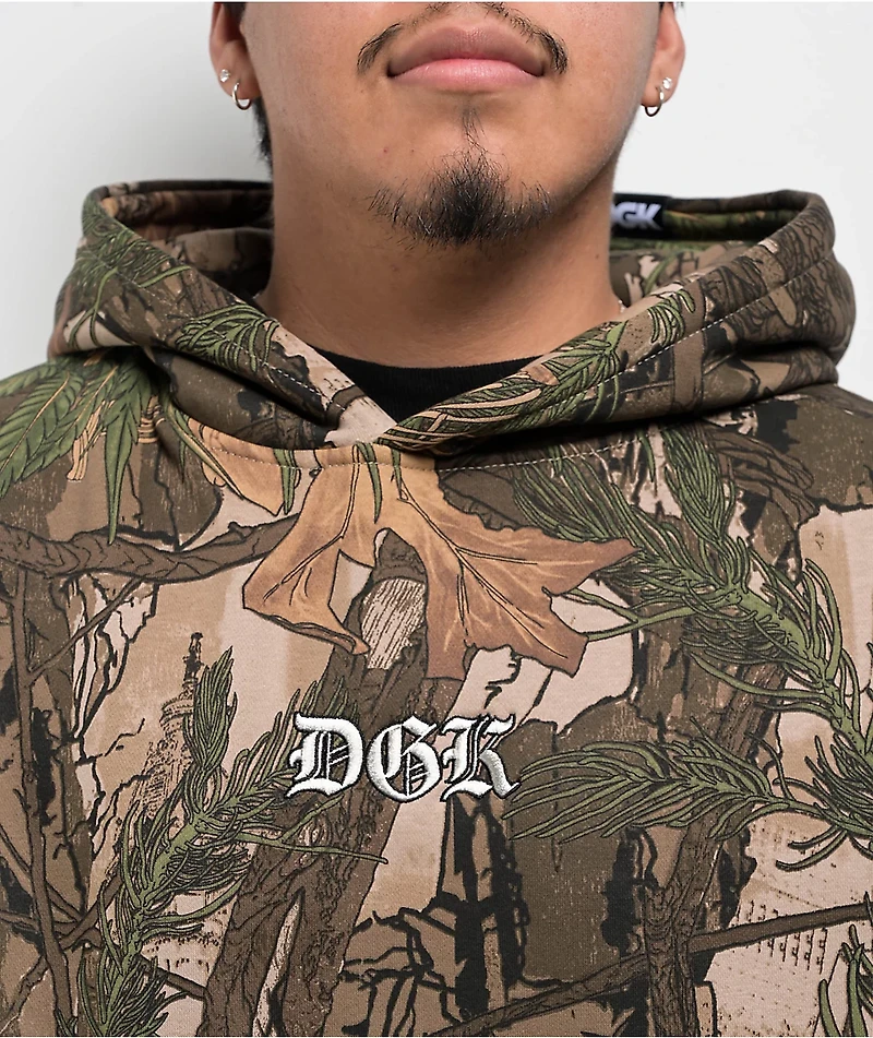 DGK Timber Fleece Camo Hoodie