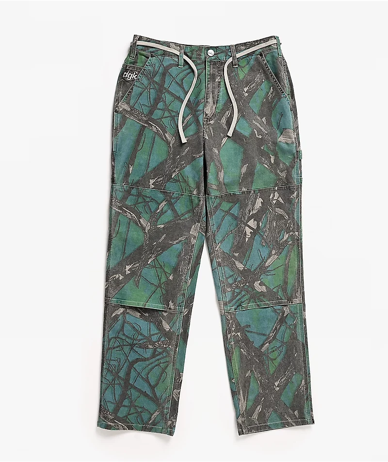 DGK Timber Mint Vintage Wash Canvas Carpenter Jeans