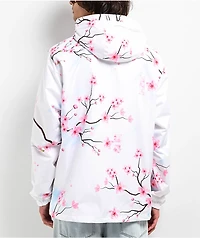 DGK Tranquil White Zip Windbreaker Jacket