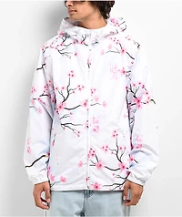 DGK Tranquil White Zip Windbreaker Jacket