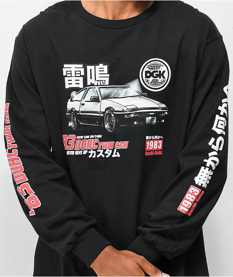 DGK Tuner 2.0 Black Long Sleeve T-Shirt