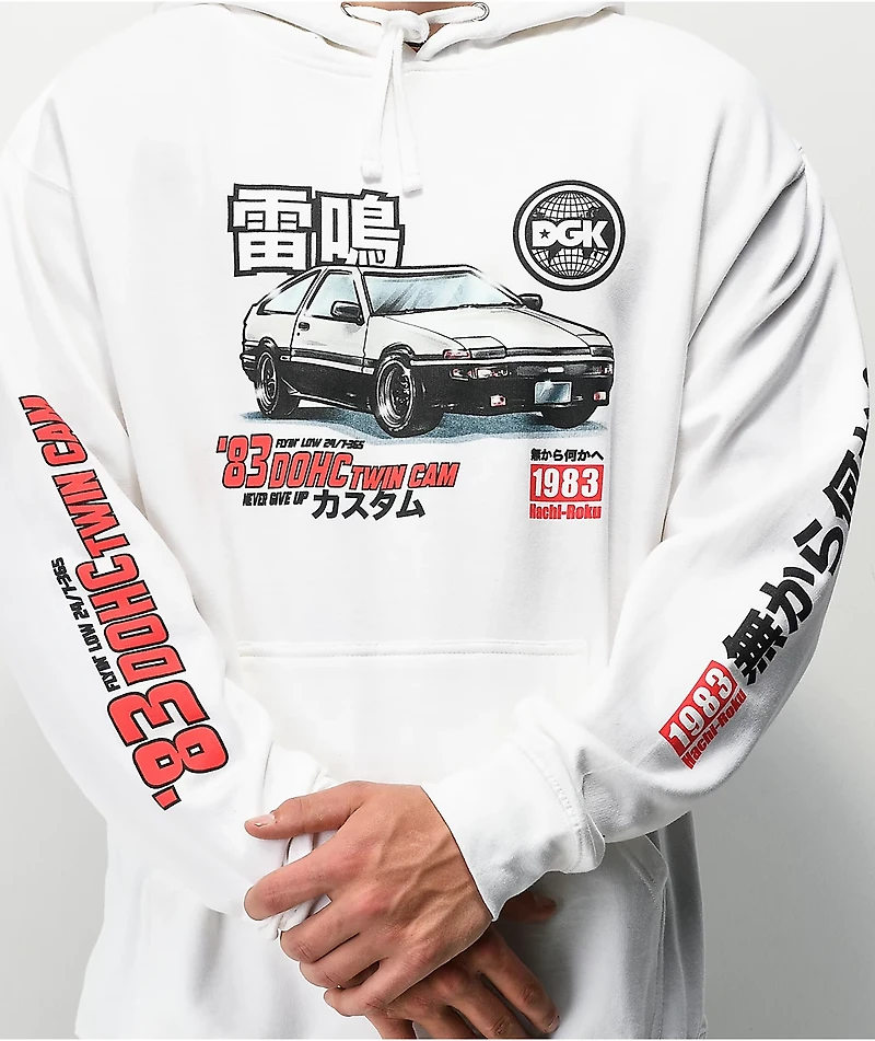 DGK Tuner White Hoodie