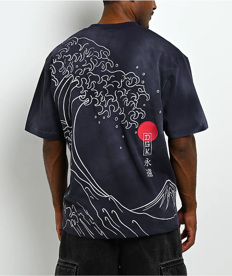 DGK Ubiquity Indigo Wash Heavyweight T-Shirt