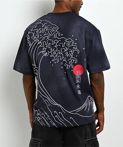 DGK Ubiquity Indigo Wash Heavyweight T-Shirt