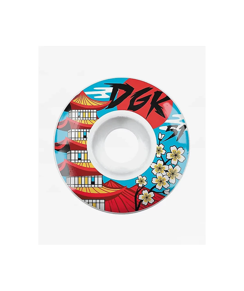 DGK Unity 51mm 101a White Skateboard Wheels