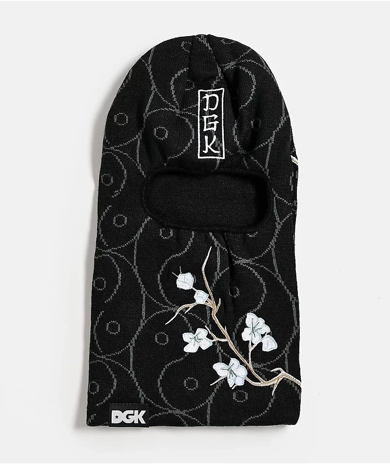 DGK Unity Black Embroidered Balaclava