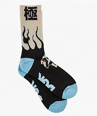 DGK Vapors Black Crew Socks