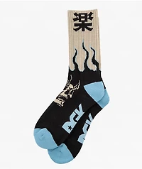 DGK Vapors Black Crew Socks