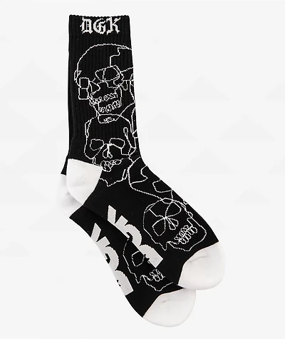 DGK Vault Black Crew Socks