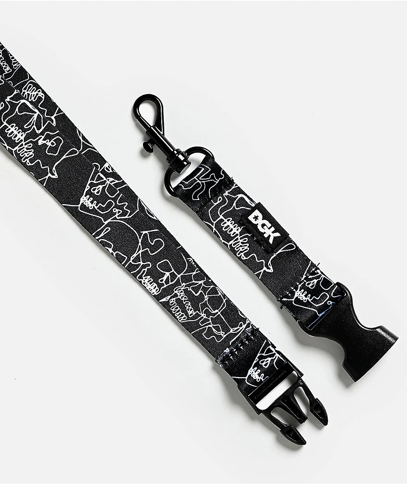DGK Vault Black Lanyard