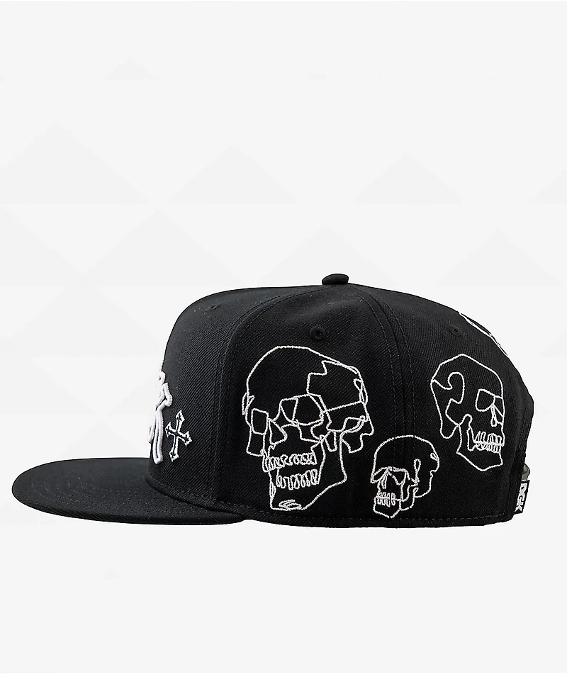DGK Vault Black Snapback Hat