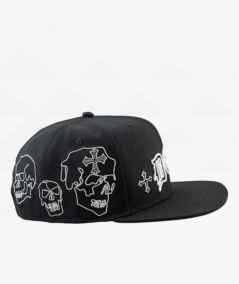 DGK Vault Black Snapback Hat