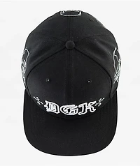 DGK Vault Black Snapback Hat