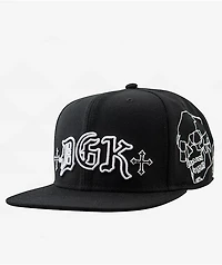 DGK Vault Black Snapback Hat