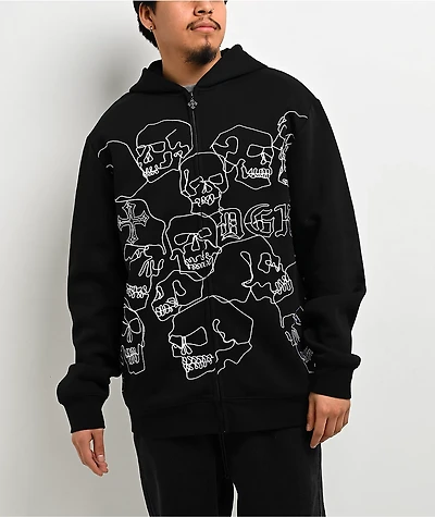 DGK Vault Black Zip Hoodie