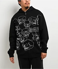 DGK Vault Black Zip Hoodie
