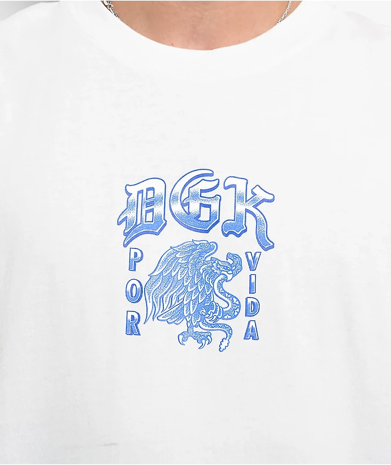 DGK Vida Avenue Heavyweight White T-Shirt