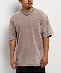 DGK Vigor Light Brown Wash Heavyweight T-Shirt