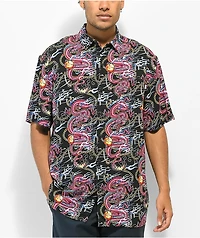DGK Virtue Black Short Sleeve Button Up Shirt