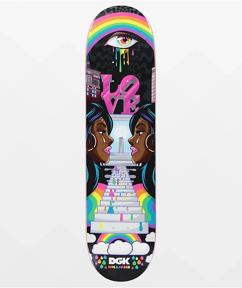 DGK Williams Ghetto Psych 8.06" Skateboard Deck
