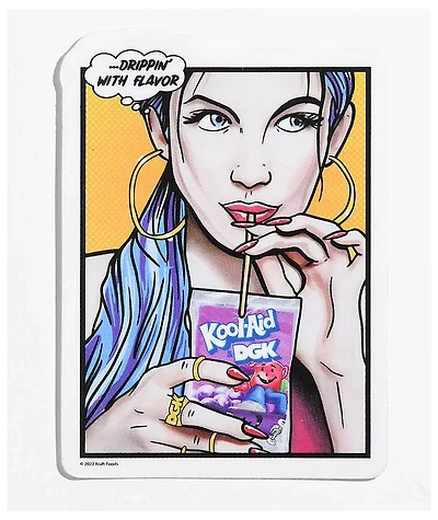DGK X Kool-Aid Pouch Sticker