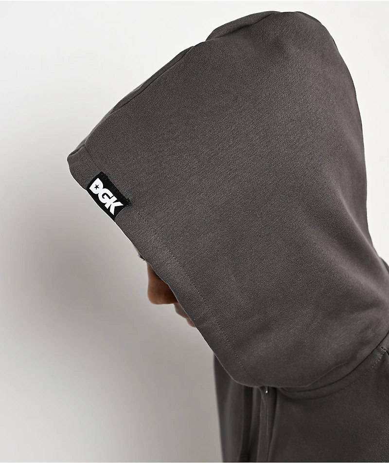 DGK Zen Charcoal Zip Hoodie