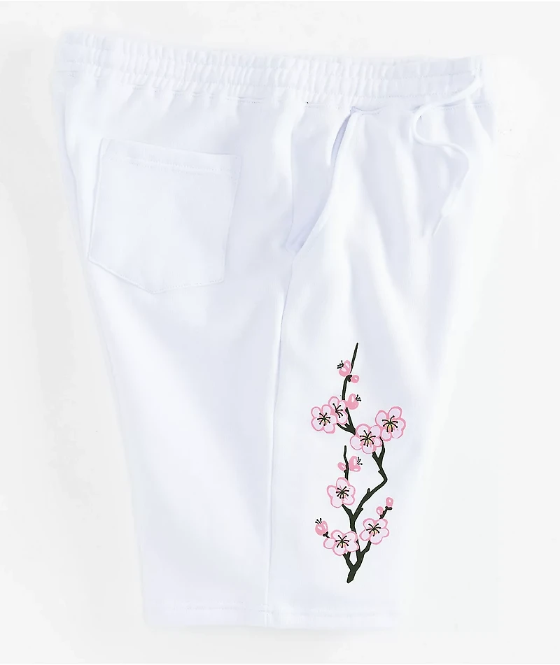 DGK Zen White Sweat Shorts