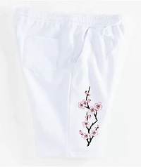 DGK Zen White Sweat Shorts