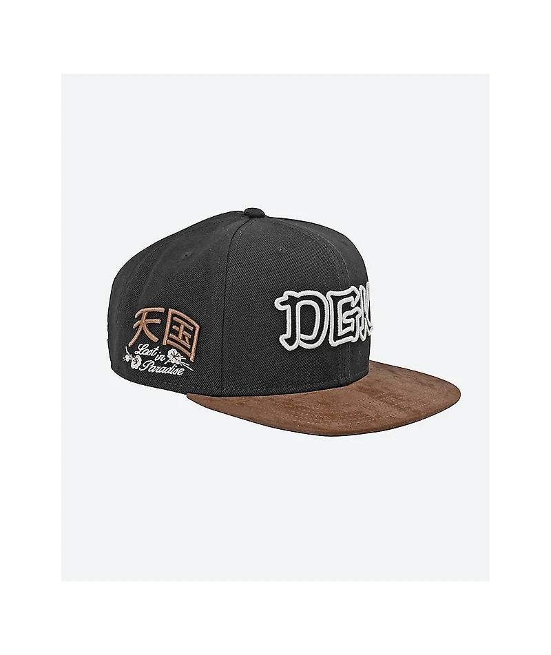DGK Zion Black & Brown Snapback Hat