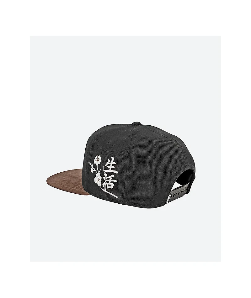DGK Zion Black & Brown Snapback Hat