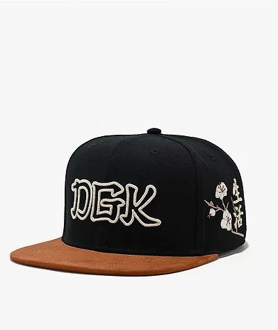 DGK Zion Black & Brown Snapback Hat
