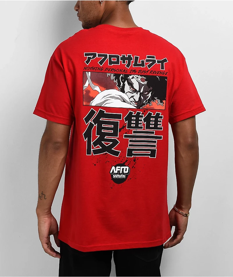 DGK x Afro Samurai Red T-Shirt
