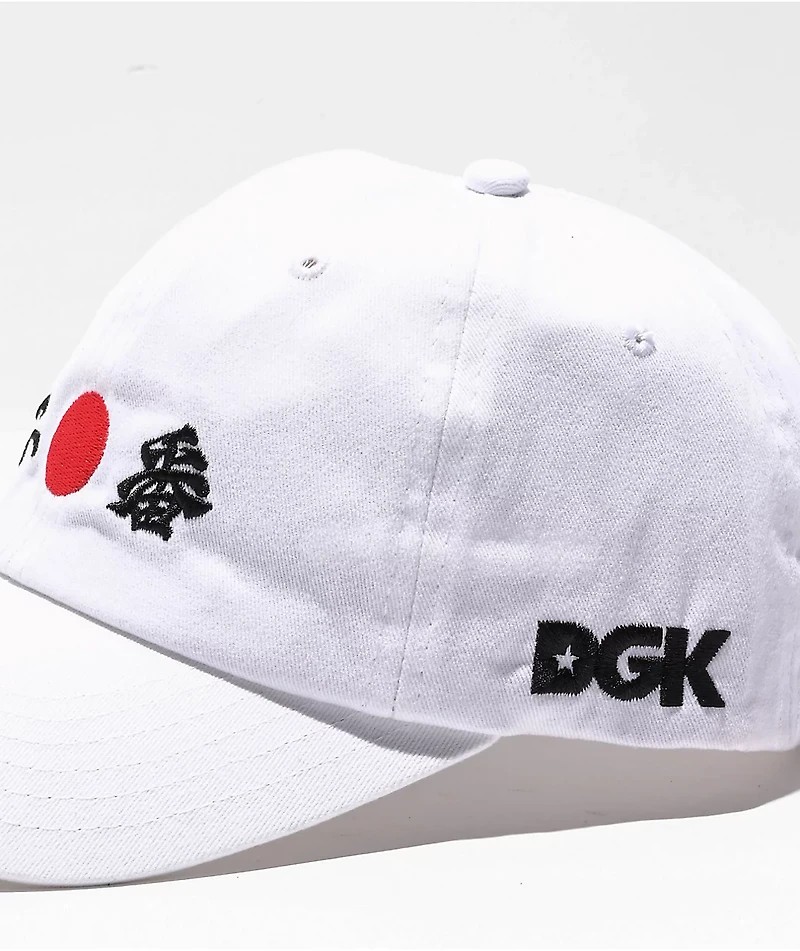 DGK x Afro Samurai Niban White Strapback Hat