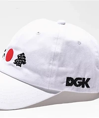 DGK x Afro Samurai Niban White Strapback Hat