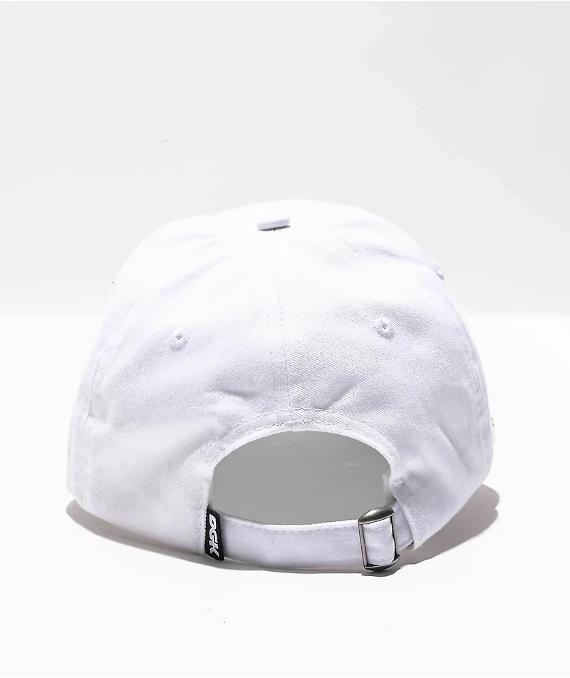 DGK x Afro Samurai Niban White Strapback Hat