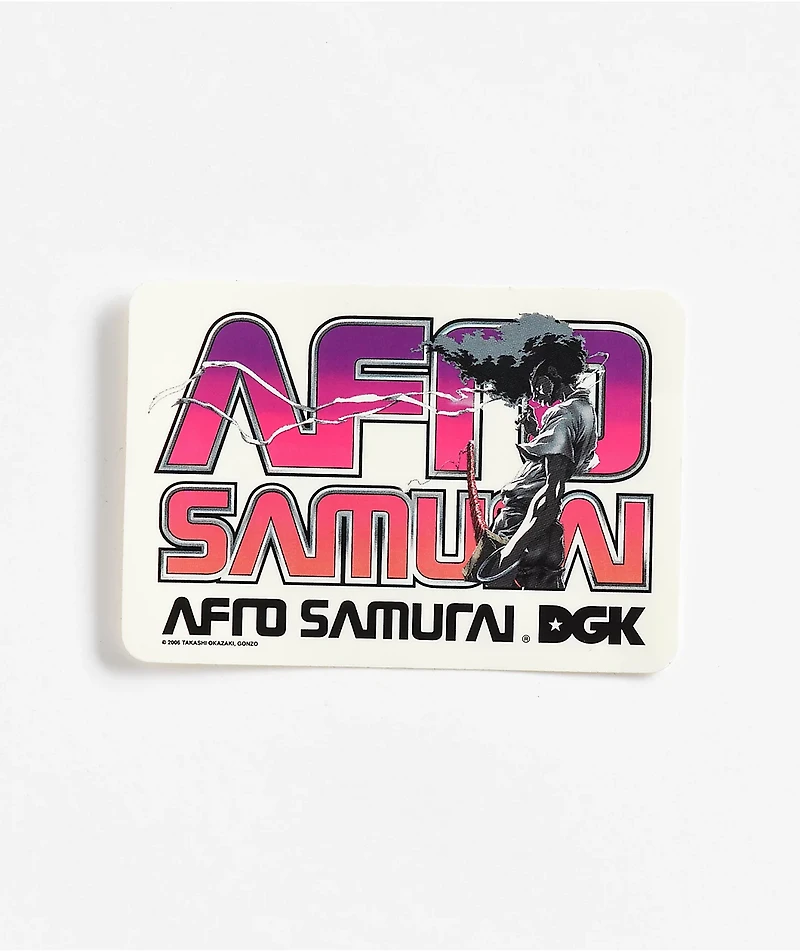 DGK x Afro Samurai The Blade Sticker
