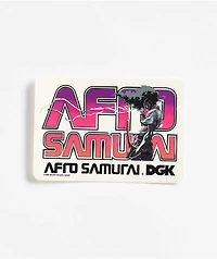 DGK x Afro Samurai The Blade Sticker