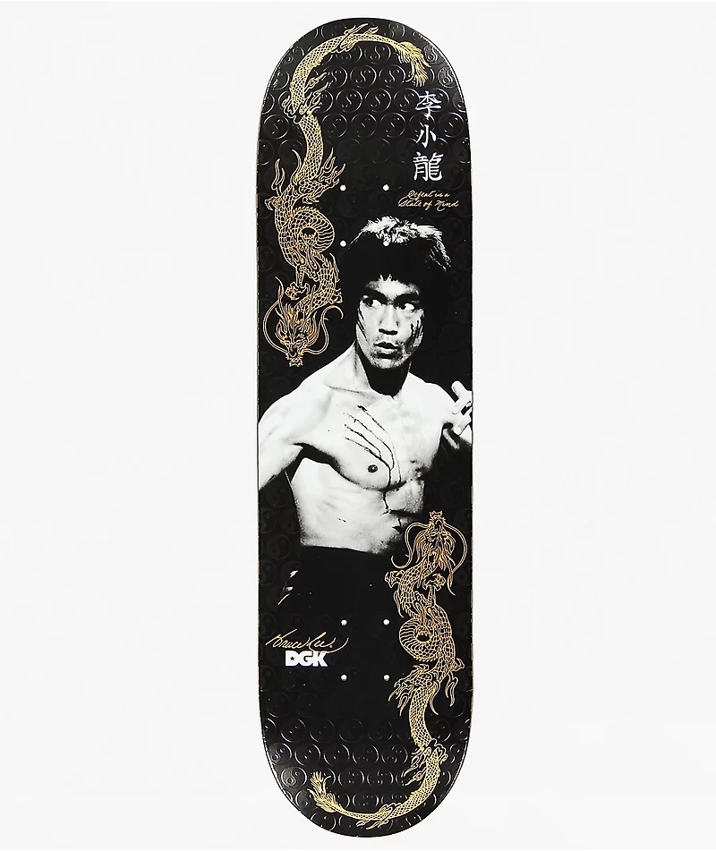 DGK x Bruce Lee Balance 8.25" Skateboard Deck