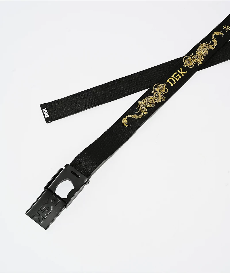 DGK x Bruce Lee Balance Black Web Belt