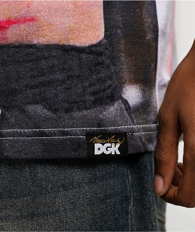 DGK x Bruce Lee Control White T-Shirt