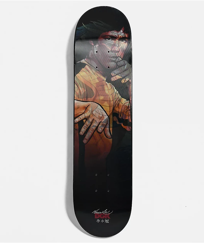 DGK x Bruce Lee Dragon Lee Lenticular 8.0" Skateboard Deck