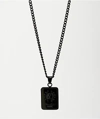 DGK x Bruce Lee Dragon Lenticular 22" Black Chain Necklace